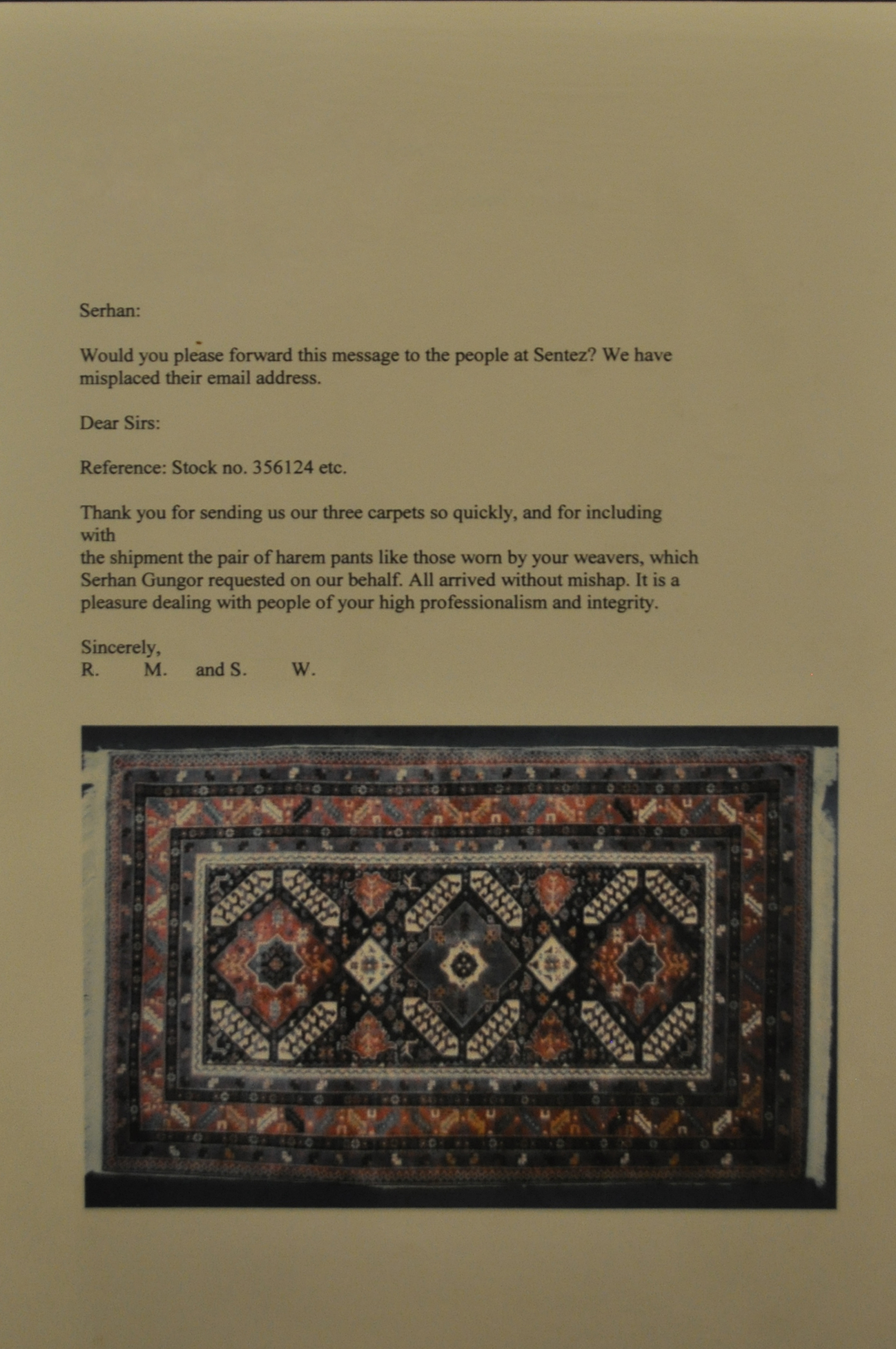 Sentez | Avanos Halı